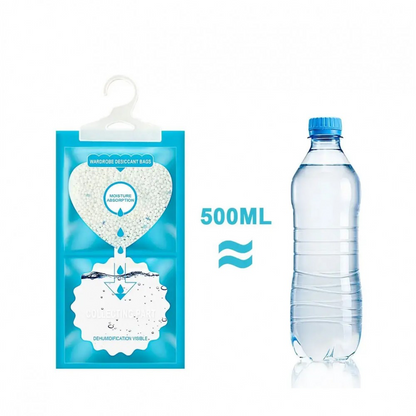 Absorbant umiditate, suspendat, dezumidificator pentru dulap, 500 ml, Bambus, 240 gr