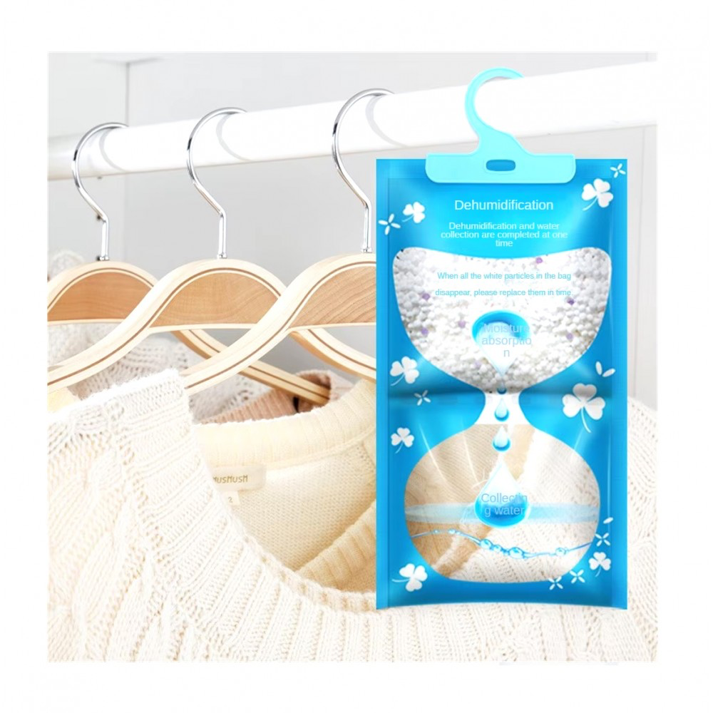 Absorbant umiditate, suspendat, dezumidificator pentru dulap, 500 ml, Bambus, 240 gr