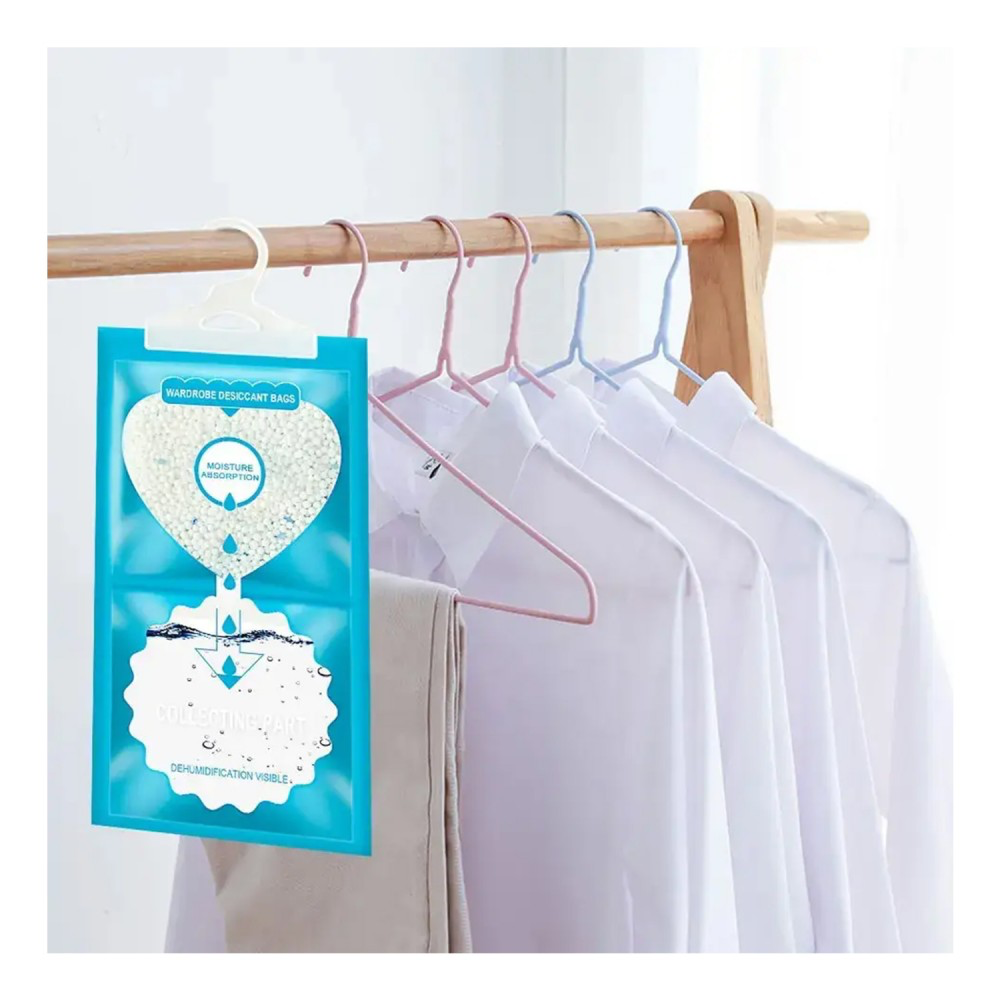 Absorbant umiditate, suspendat, dezumidificator pentru dulap, 500 ml, Bambus, 240 gr