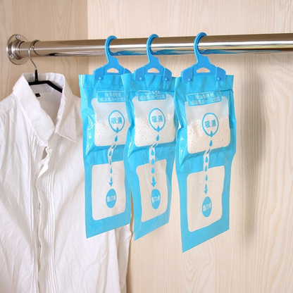 Absorbant umiditate, suspendat, dezumidificator pentru dulap, 500 ml, Bambus, 240 gr