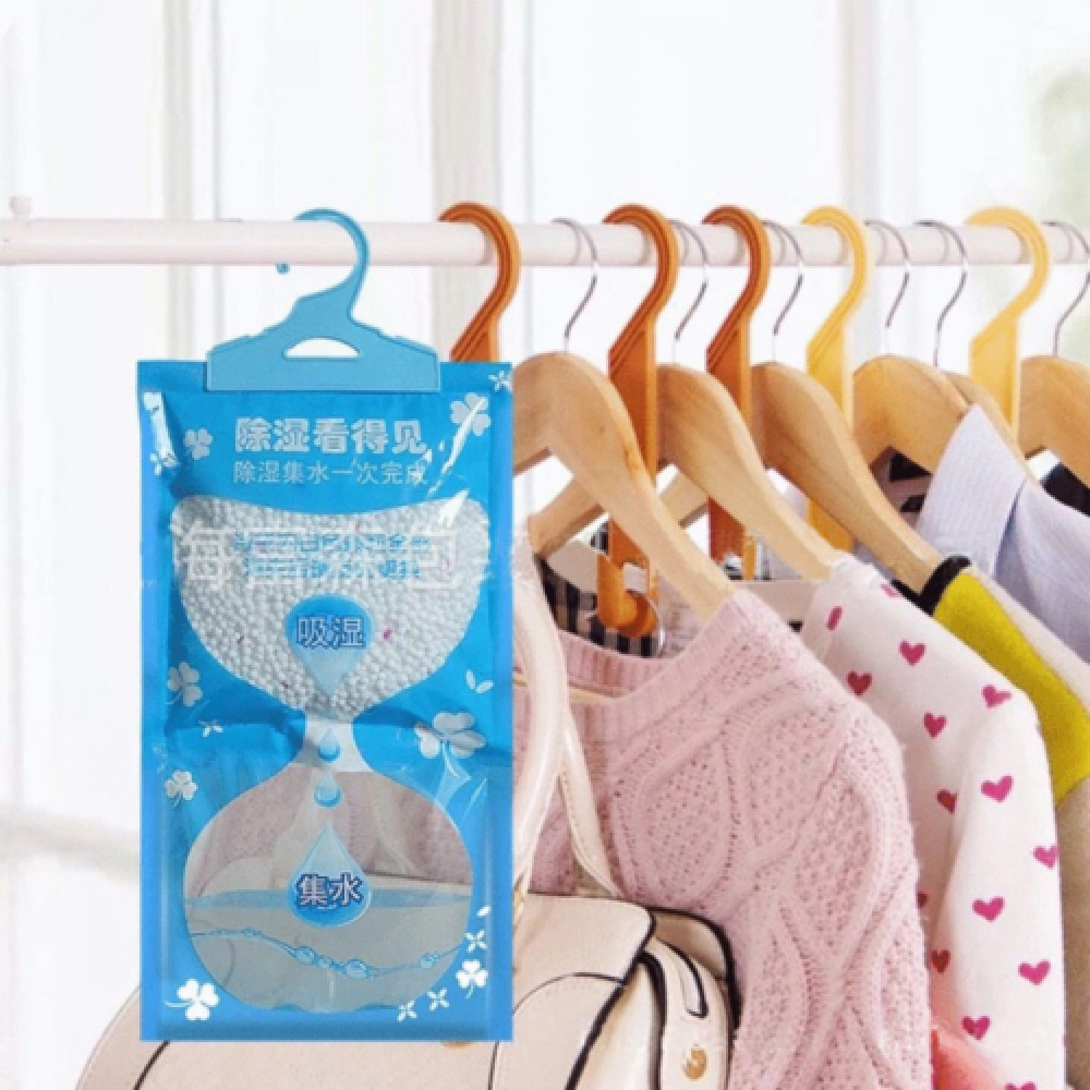 Absorbant umiditate, suspendat, dezumidificator pentru dulap, 500 ml, Bambus, 240 gr