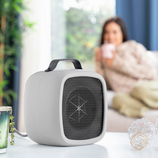 Mini Încălzitor Electric Portabil Bliwarm InnovaGoods 500W cu Mâner și Protecție la Supraincălzire