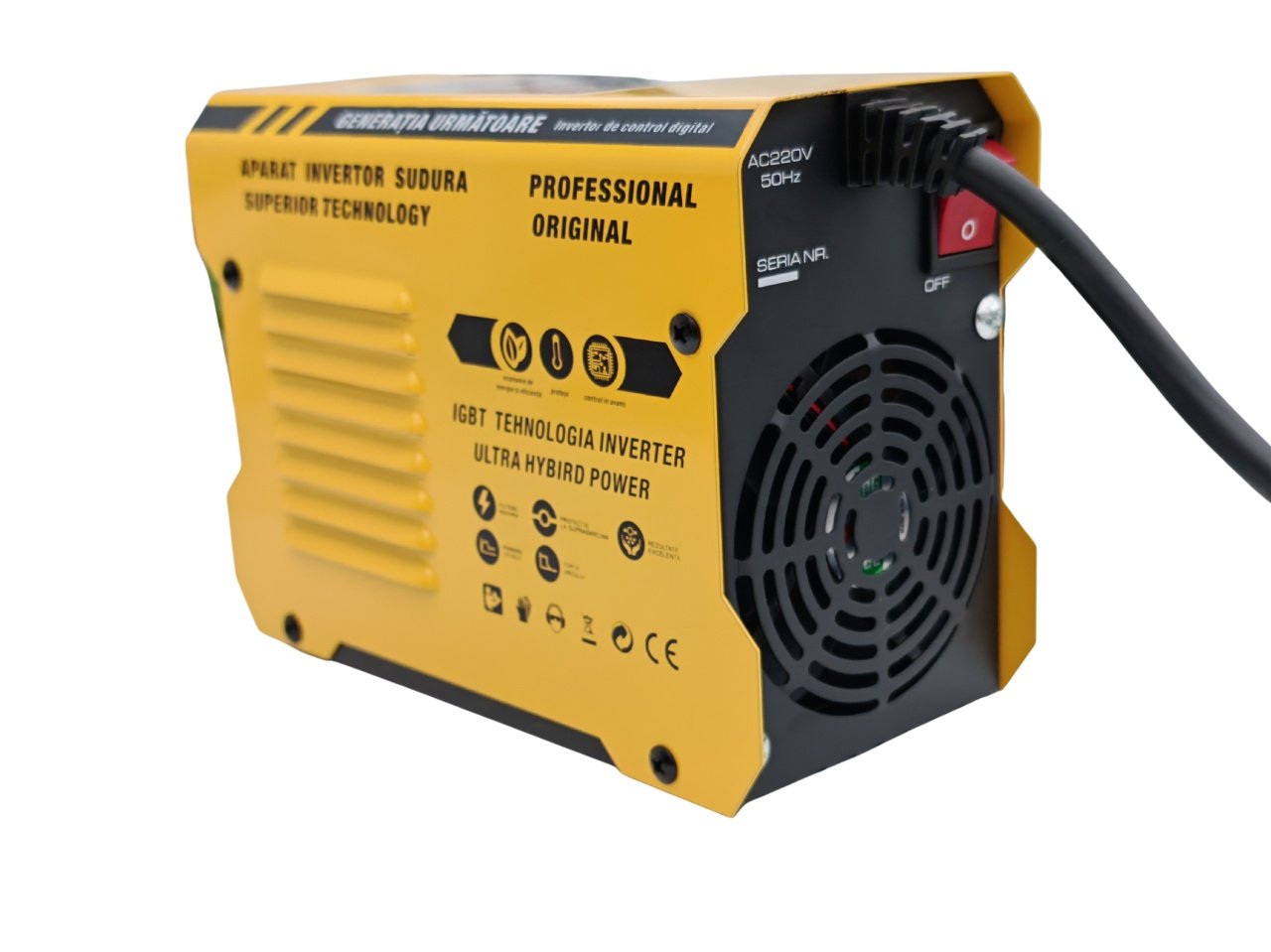 Aparat de sudura tip invertor Ural Altai by Campion, MMA 495, Cablu 3m, Afisaj digital, Next Generation, Ventilator de racire, Anti-Lipire