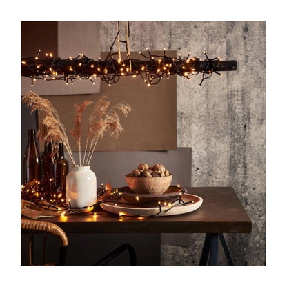 Ghirlandă LED pentru exterior, 800 LED, 21 m, alb cald, IP44