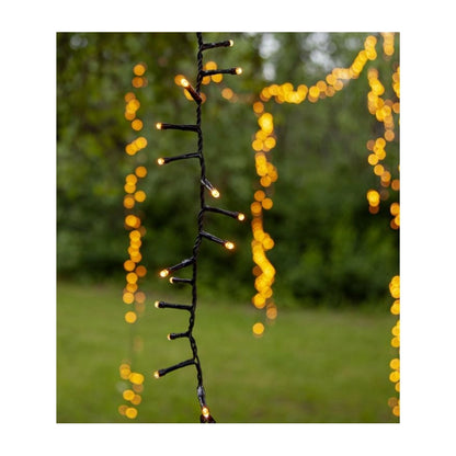 Ghirlandă LED pentru exterior, 800 LED, 21 m, alb cald, IP44