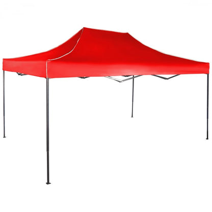 Cort Pavilion 3x4.5m VERDE Pliabil Cadru Metal pentru Curte, Gradina, Evenimente