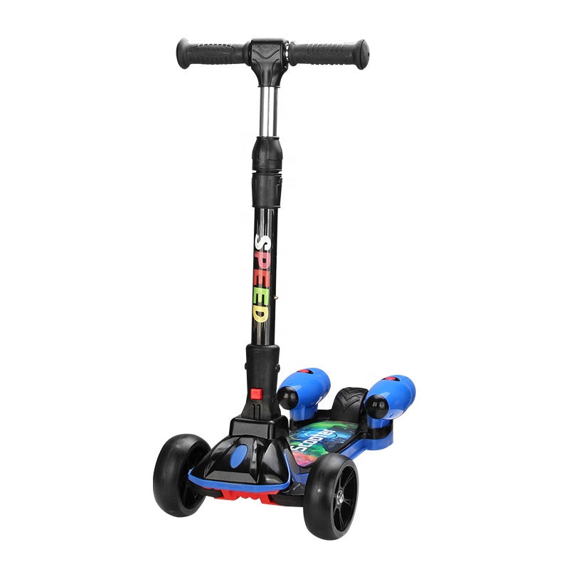 Trotinetă copii cu aburi, lumini și sunete Scooter Rocket