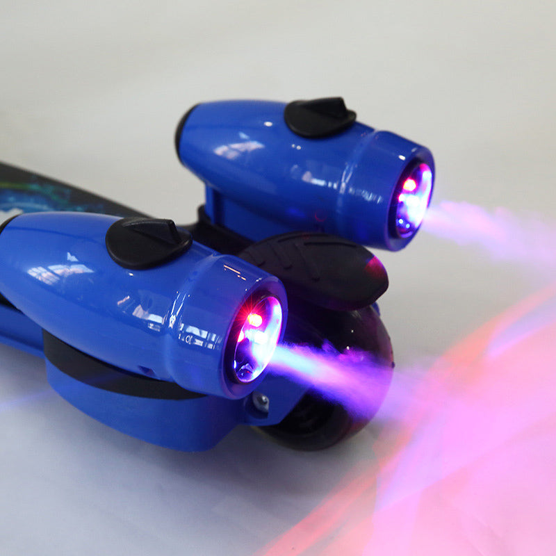 Trotinetă copii cu aburi, lumini și sunete Scooter Rocket